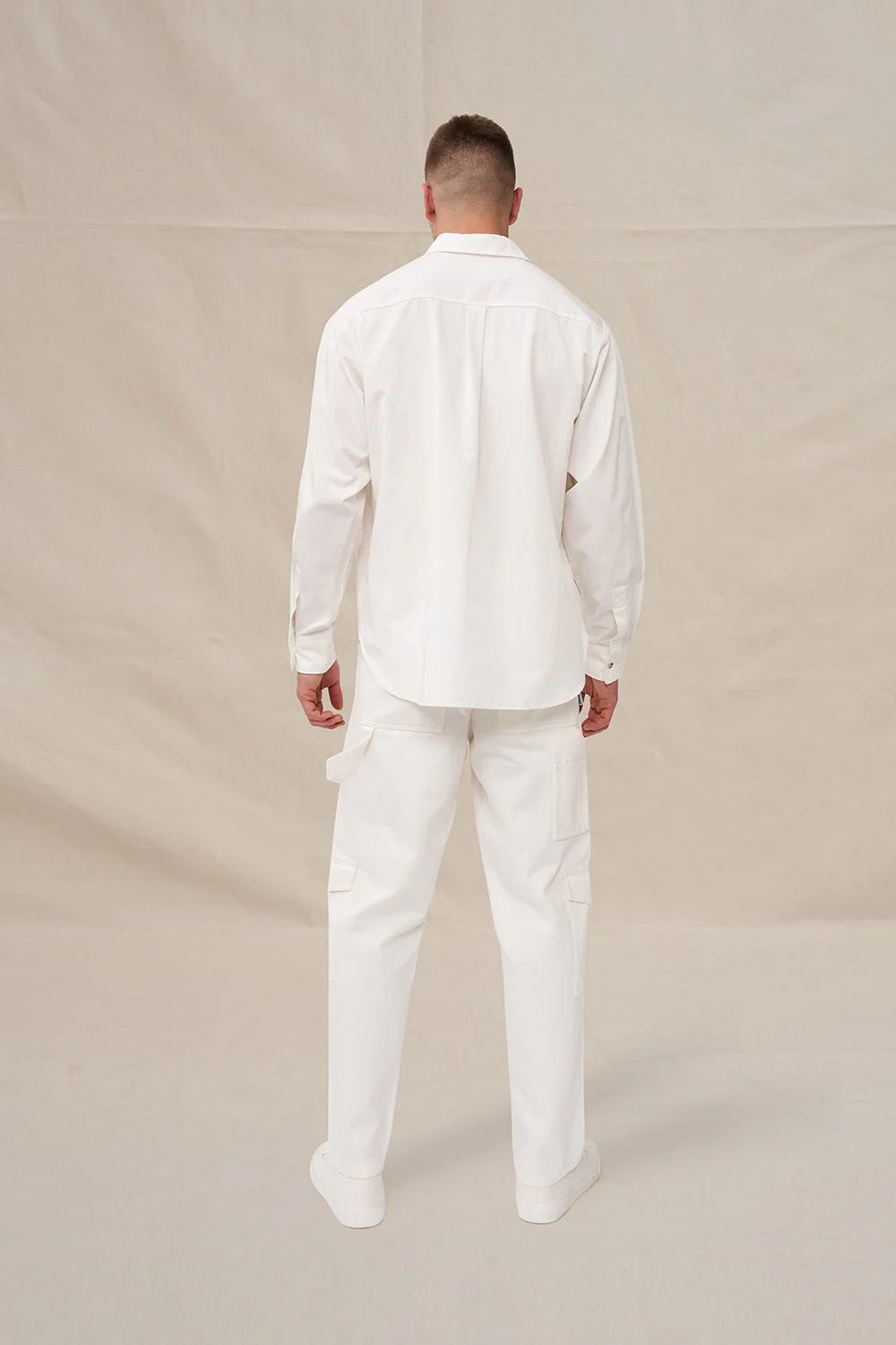 Bowie Broderie Shirt - Ivory - Image 3