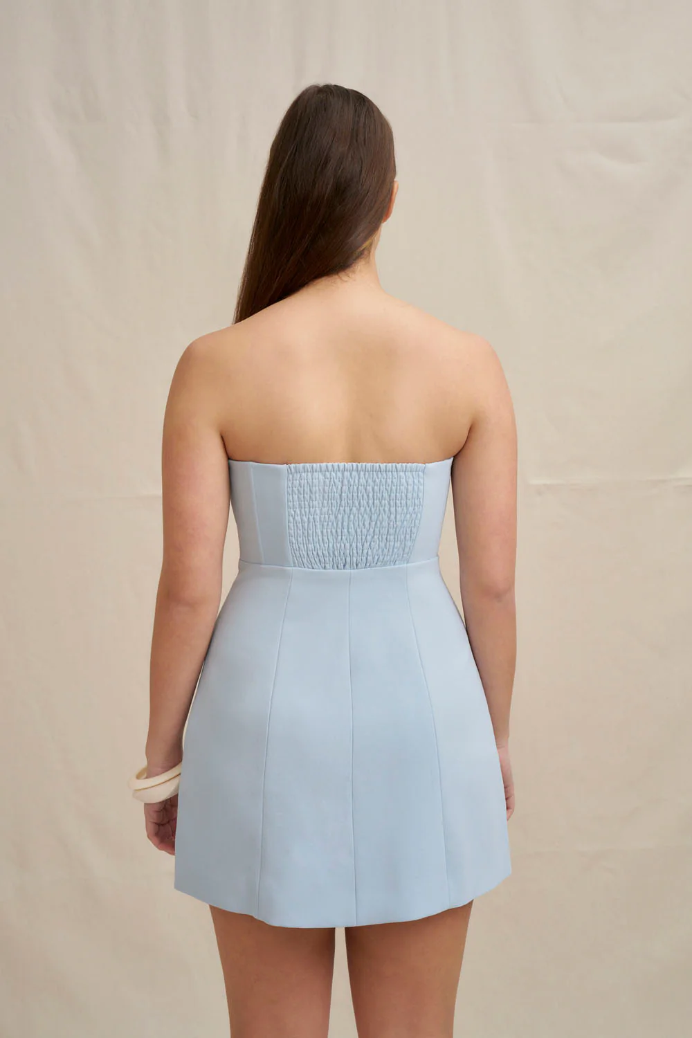 Celeste Mini Dress - Pastel Blue - Image 11