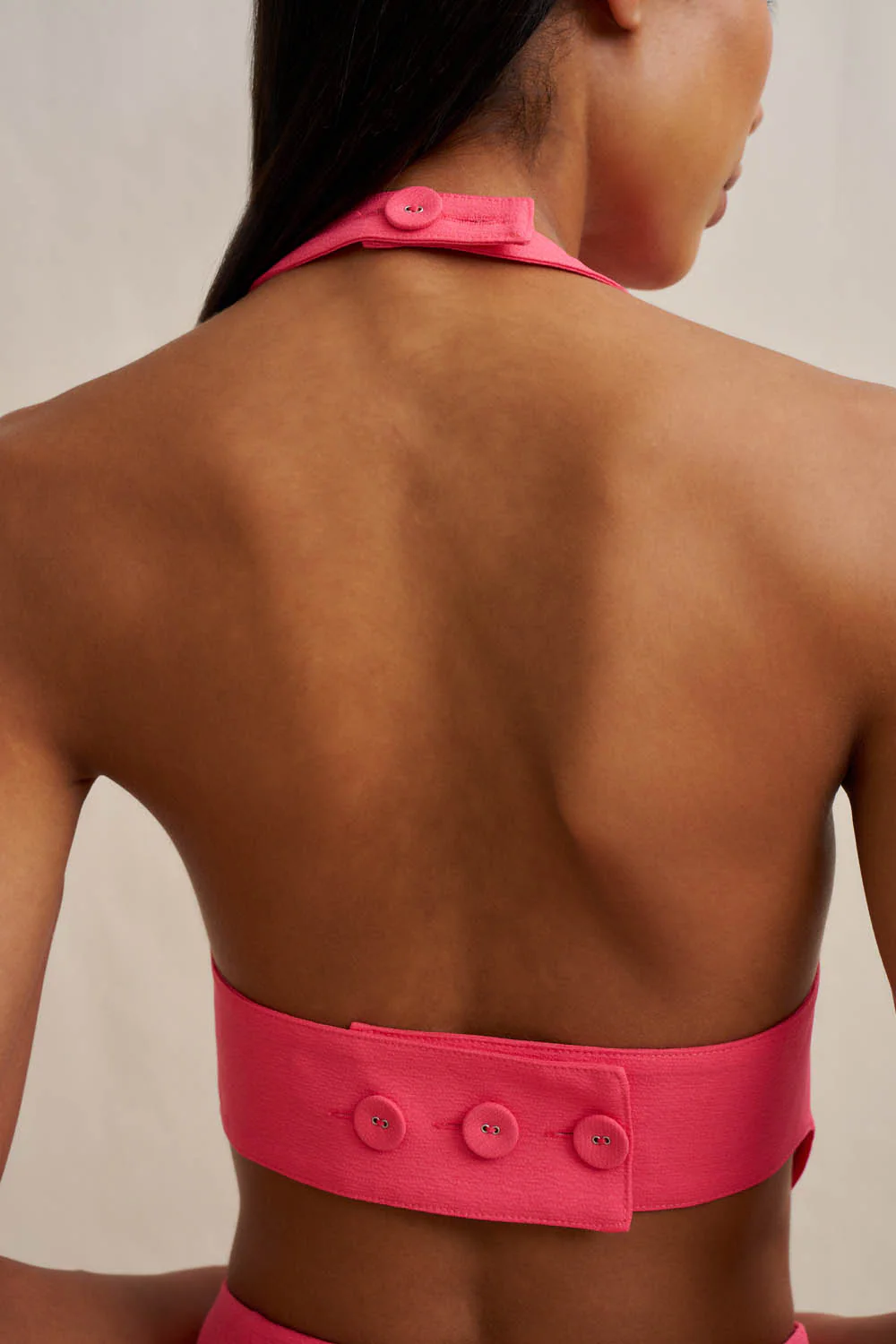 Chloe Shell Top - Coral Pink - Image 7