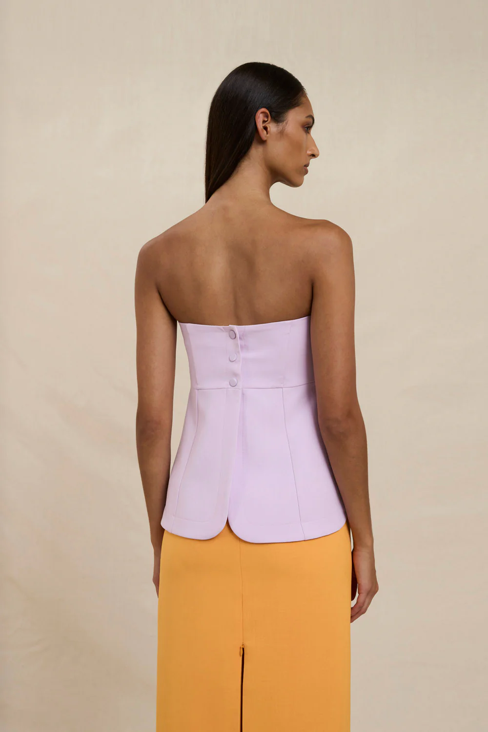 Colour Me Strapless Top - Lilac - Image 4