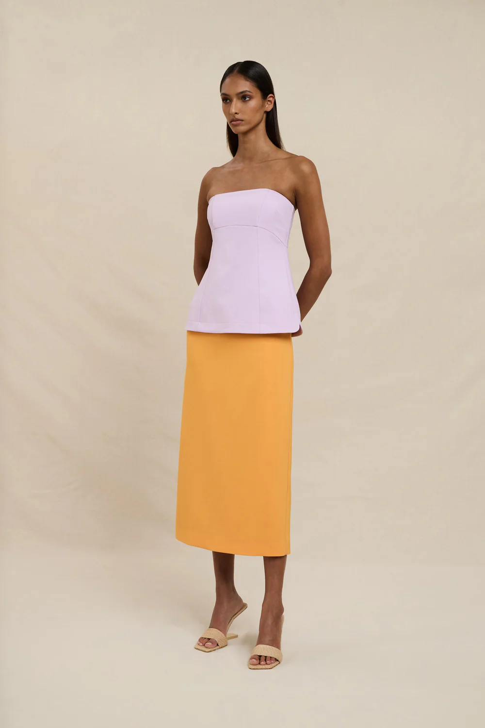 Colour Me Strapless Top - Lilac - Image 5