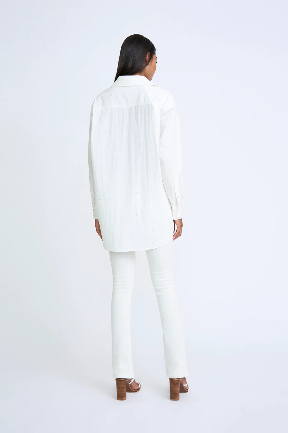 Diamante Spot Shirt | Final Sale - Ivory - Image 3