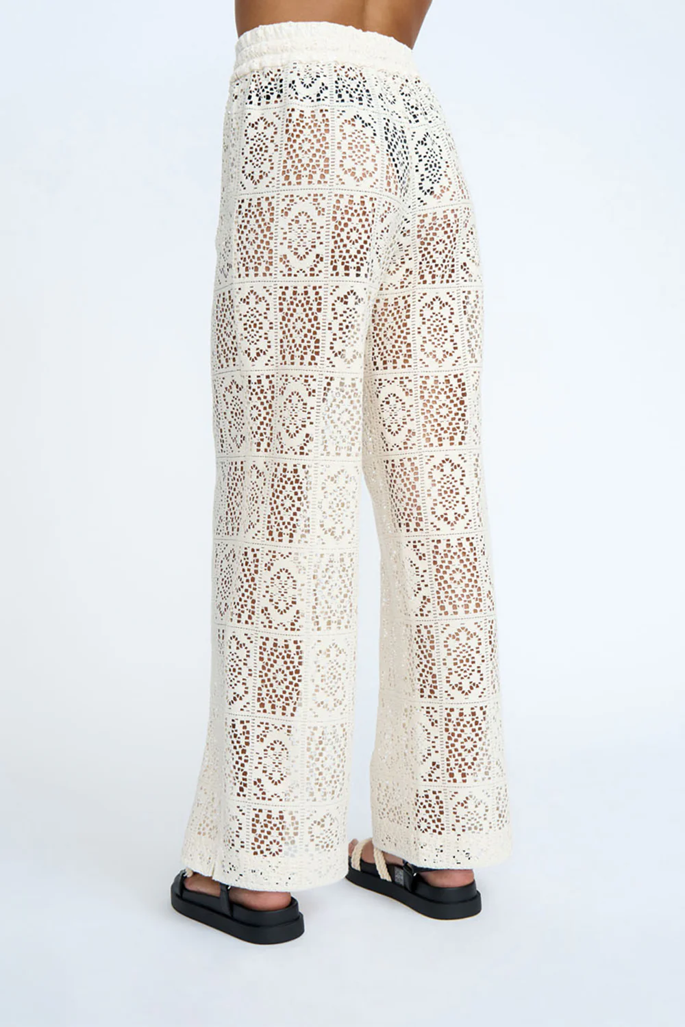 Drifter Lace Pant | Final Sale - Ecru - Image 3