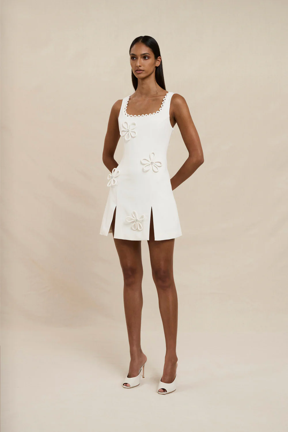 PRE-ORDER | Flower Form Mini Dress - Image 5