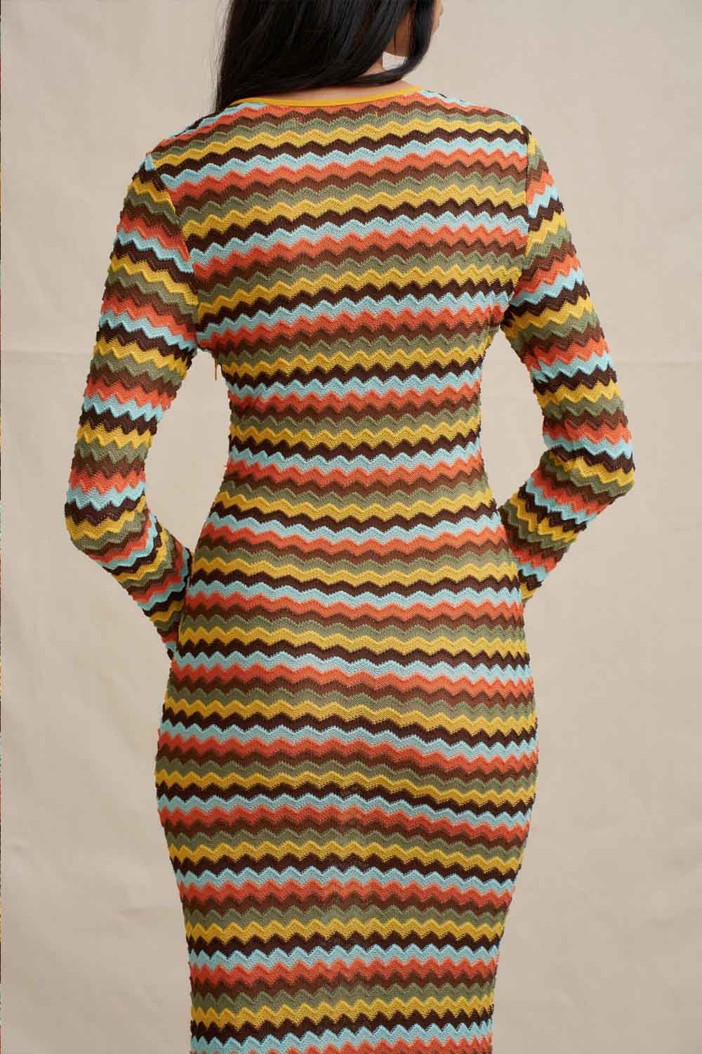 Fontana Tie Sheer Ankle Dress - Image 7