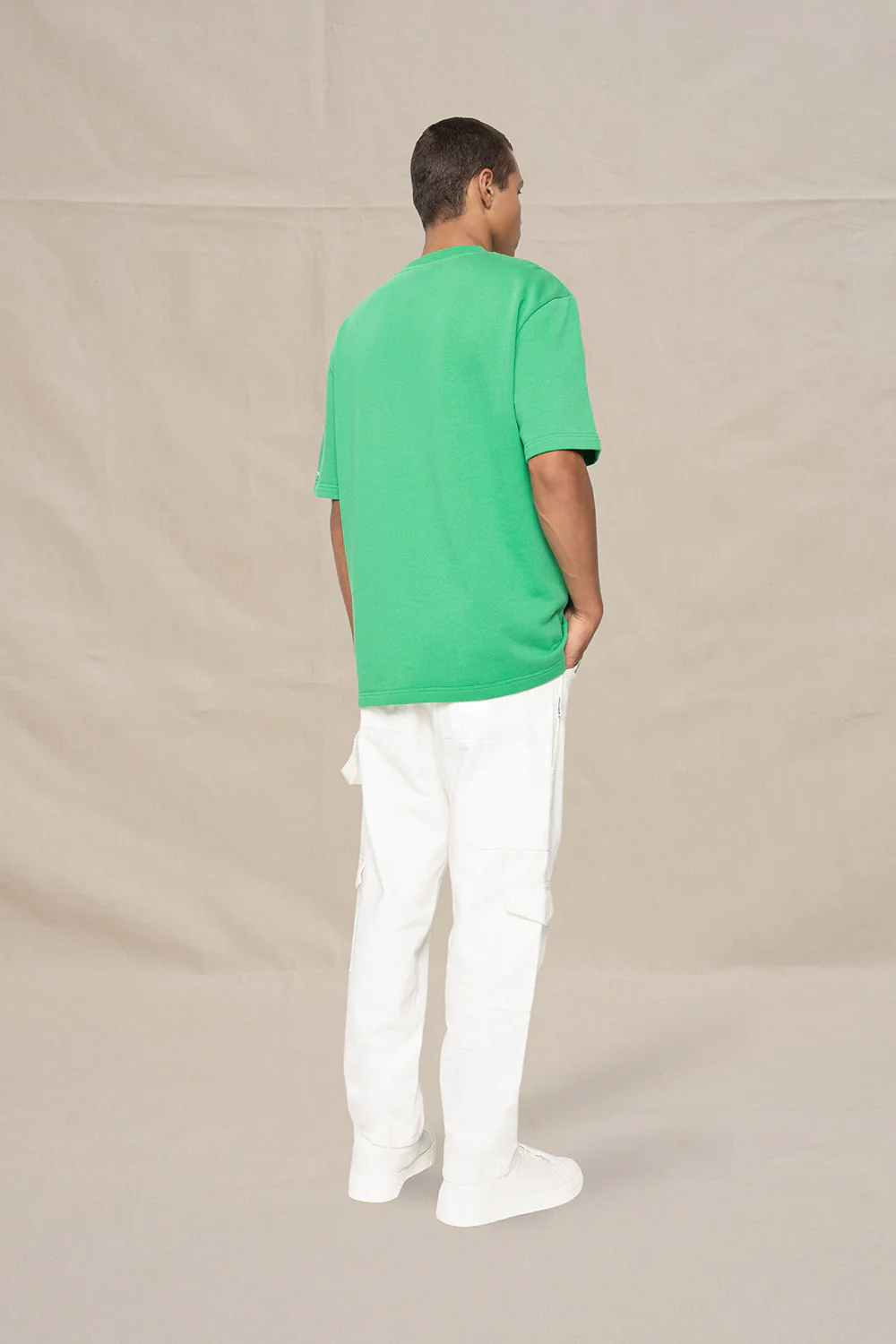 Green Romantics Floral Tee - Ivory Green - Image 3