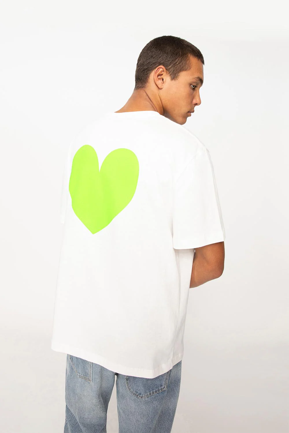 Heart Back Tee | Final Sale - Ivory Lime - Image 5