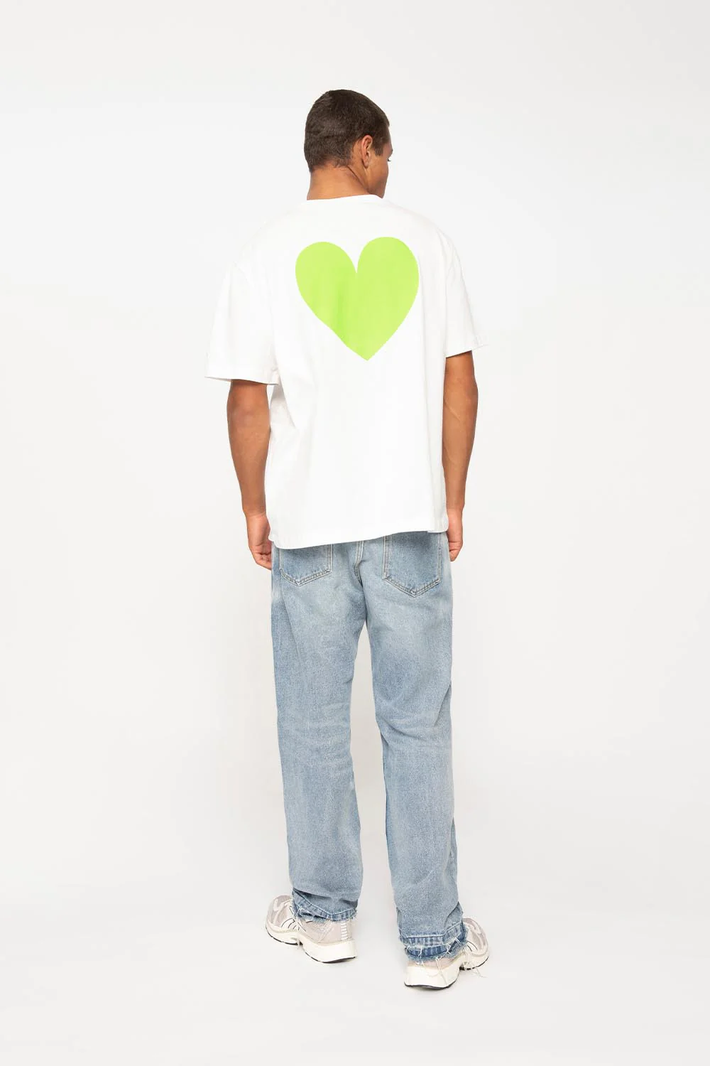 Heart Back Tee | Final Sale - Ivory Lime - Image 6