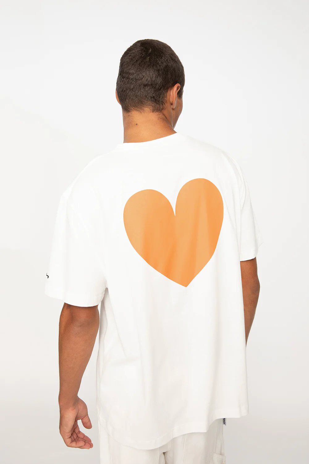 Heart Back Tee | Final Sale - Ivory Orange - Image 6