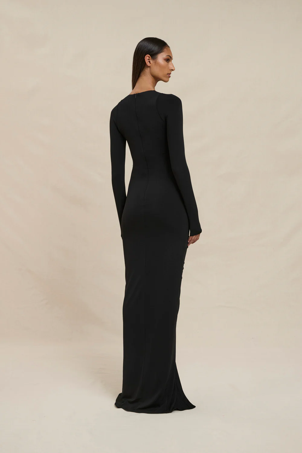 Jillian Jersey Dress - Black - Image 5