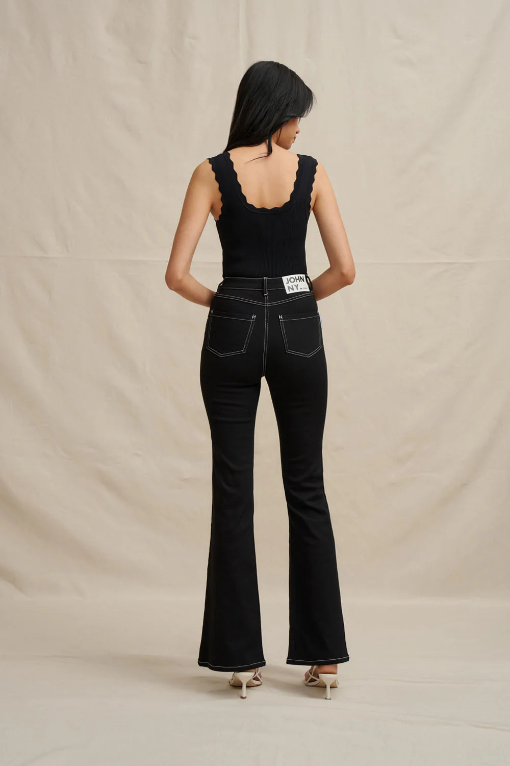 Johnny Flare Jean - Black - Image 6