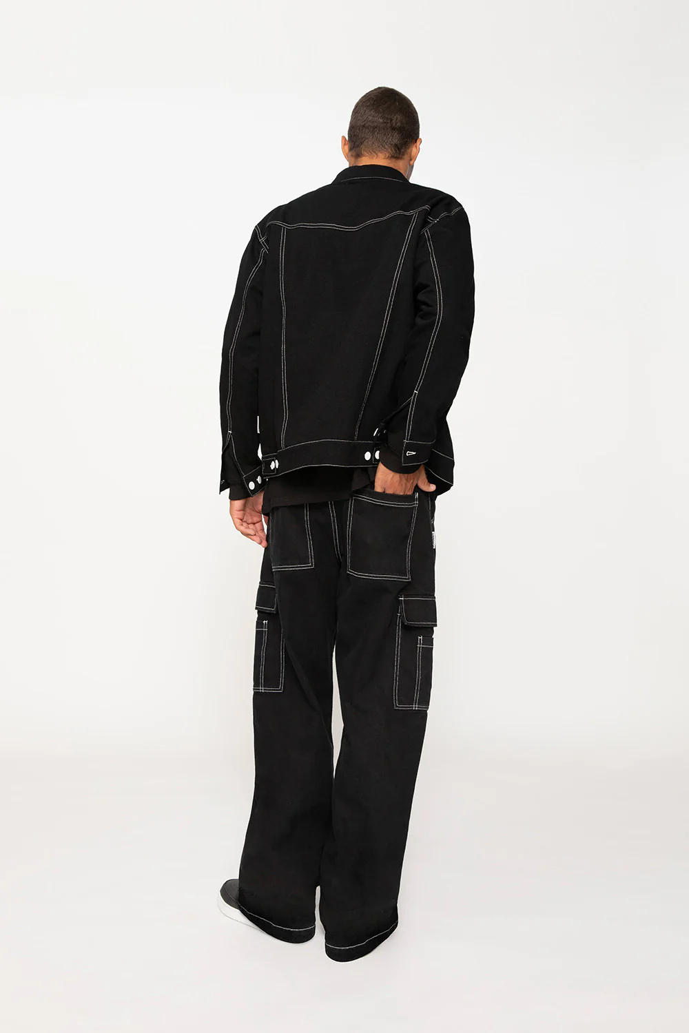 Johnny Jean Jacket - Black White - Image 3