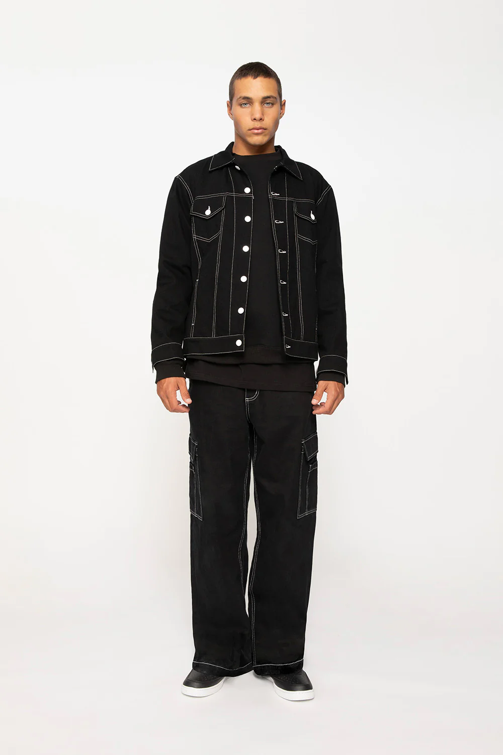 Johnny Jean Jacket - Black White - Image 5