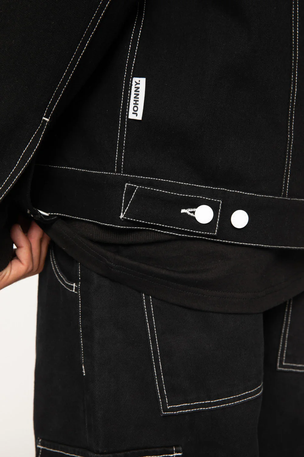 Johnny Jean Jacket - Black White - Image 6