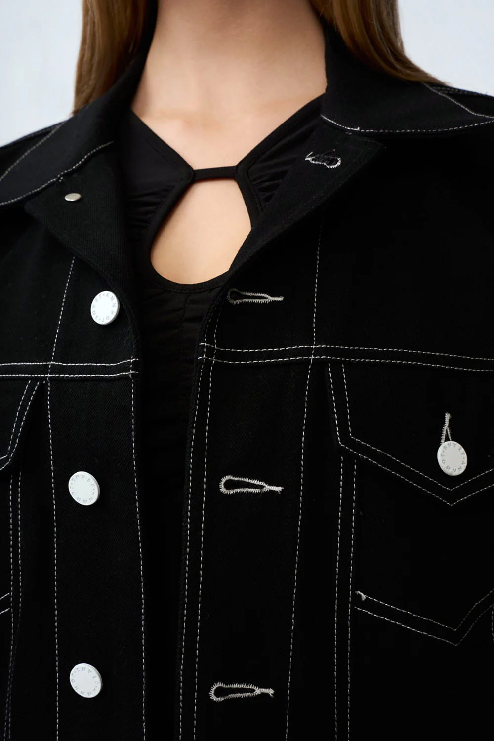 Johnny Jean Jacket - Black White - Image 5