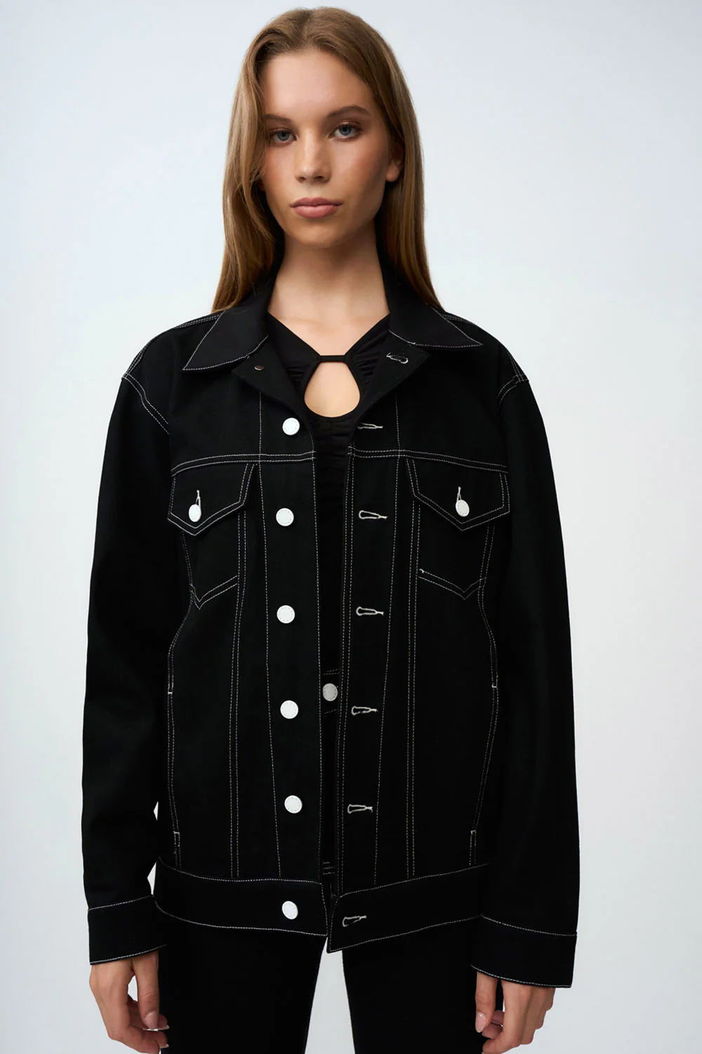 Johnny Jean Jacket - Black White - Image 7