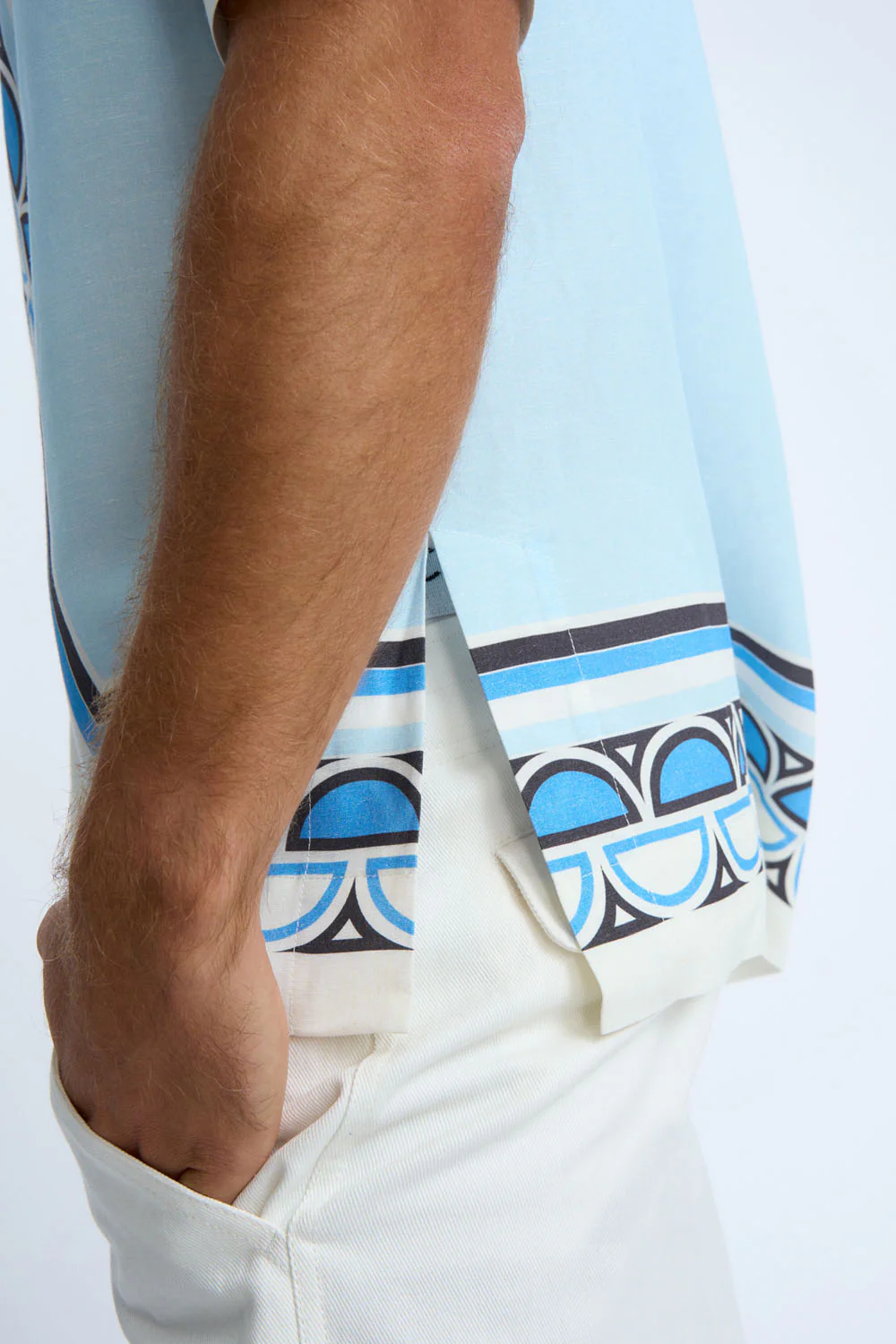 Oceana Holiday Shirt | Final Sale - Blue Multi - Image 5