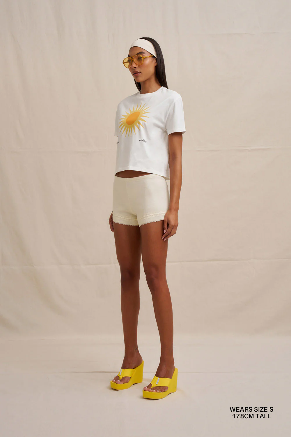 OOO Baby Tee - Ivory - Image 3