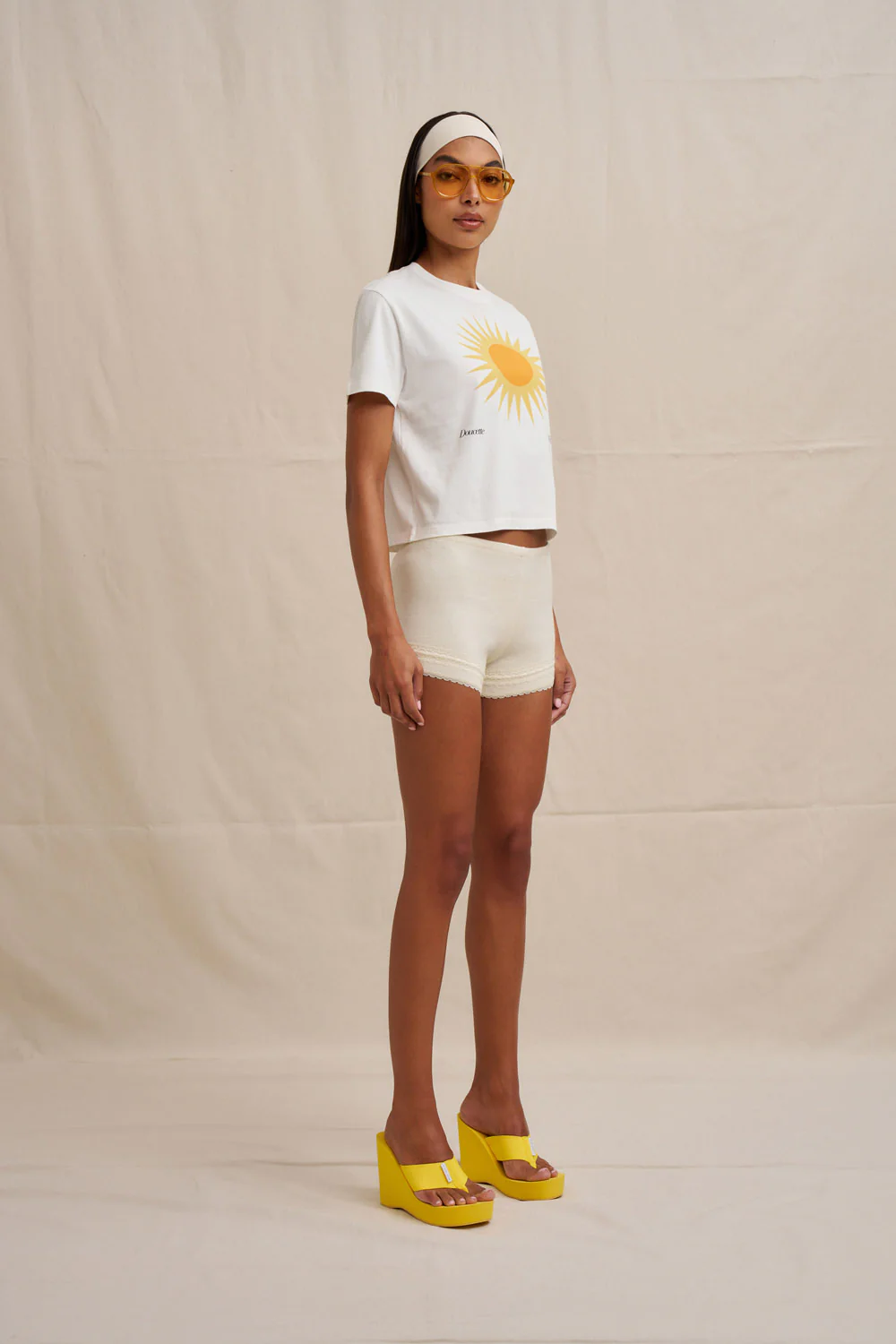 OOO Baby Tee - Ivory - Image 5