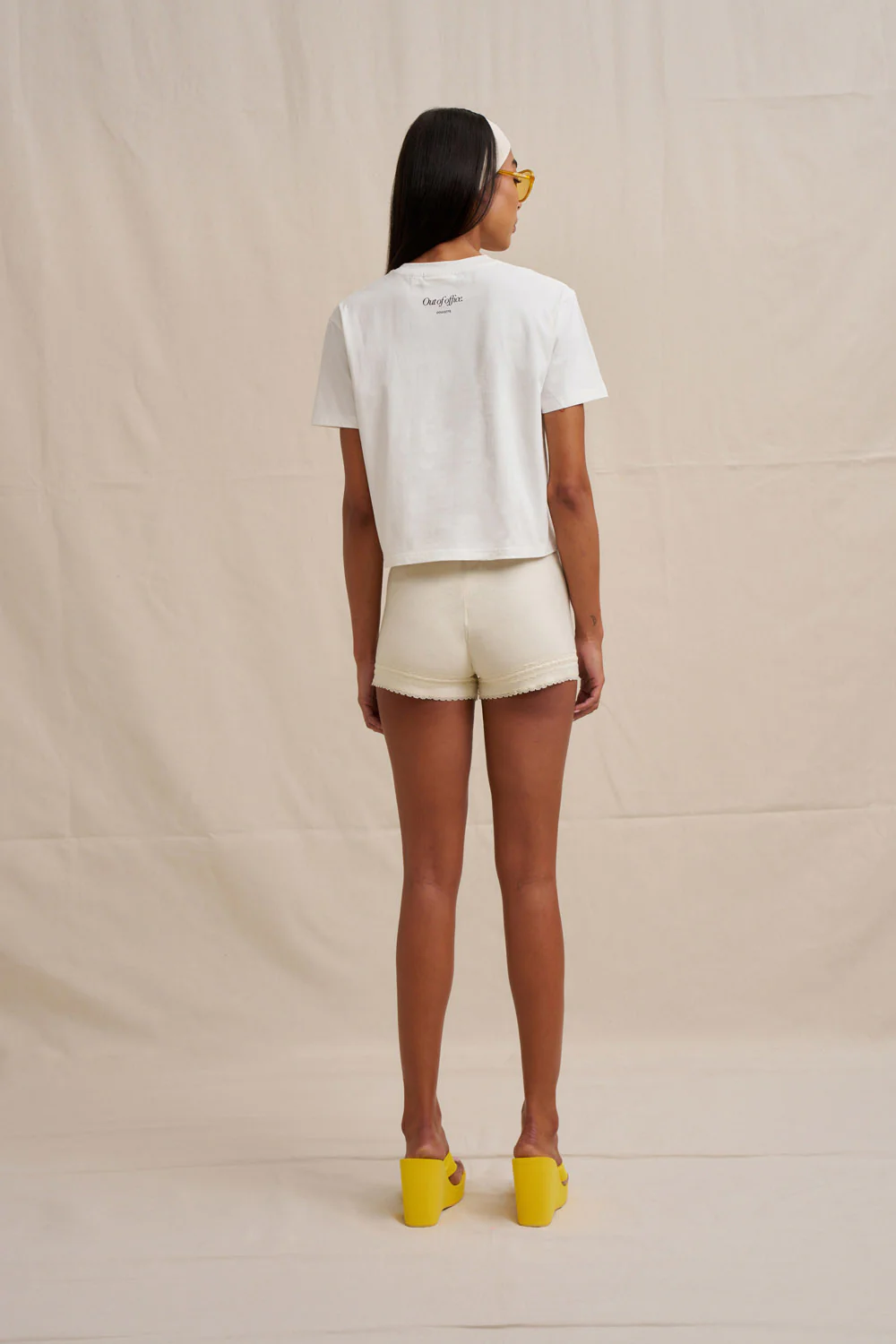 OOO Baby Tee - Ivory - Image 7
