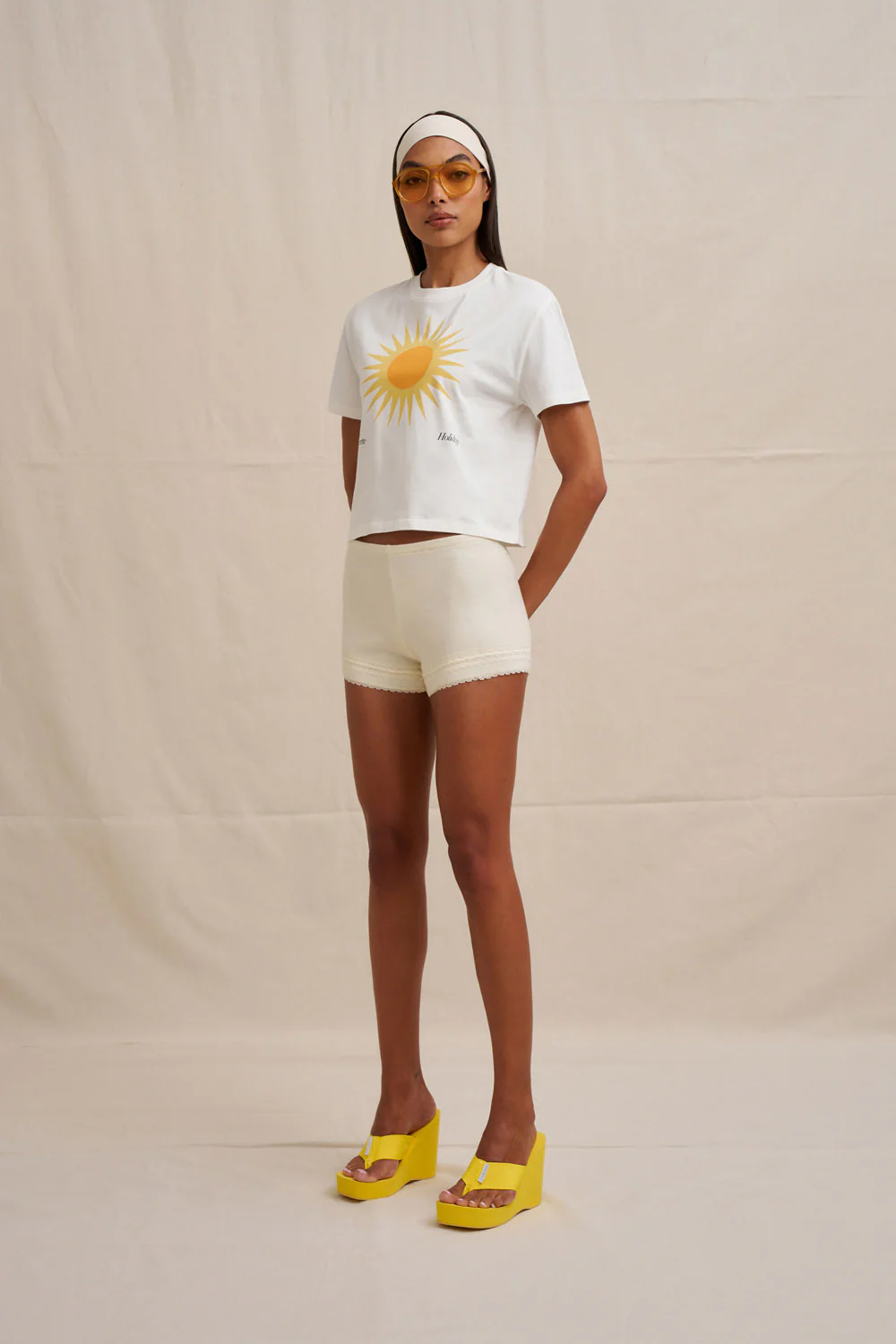 OOO Baby Tee - Ivory - Image 9