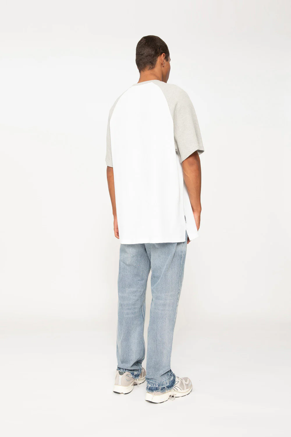 Oversize Raglan Tee | Final Sale - Ivory Grey - Image 4