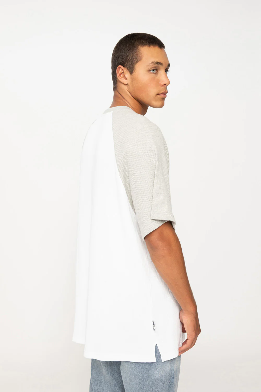 Oversize Raglan Tee | Final Sale - Ivory Grey - Image 6