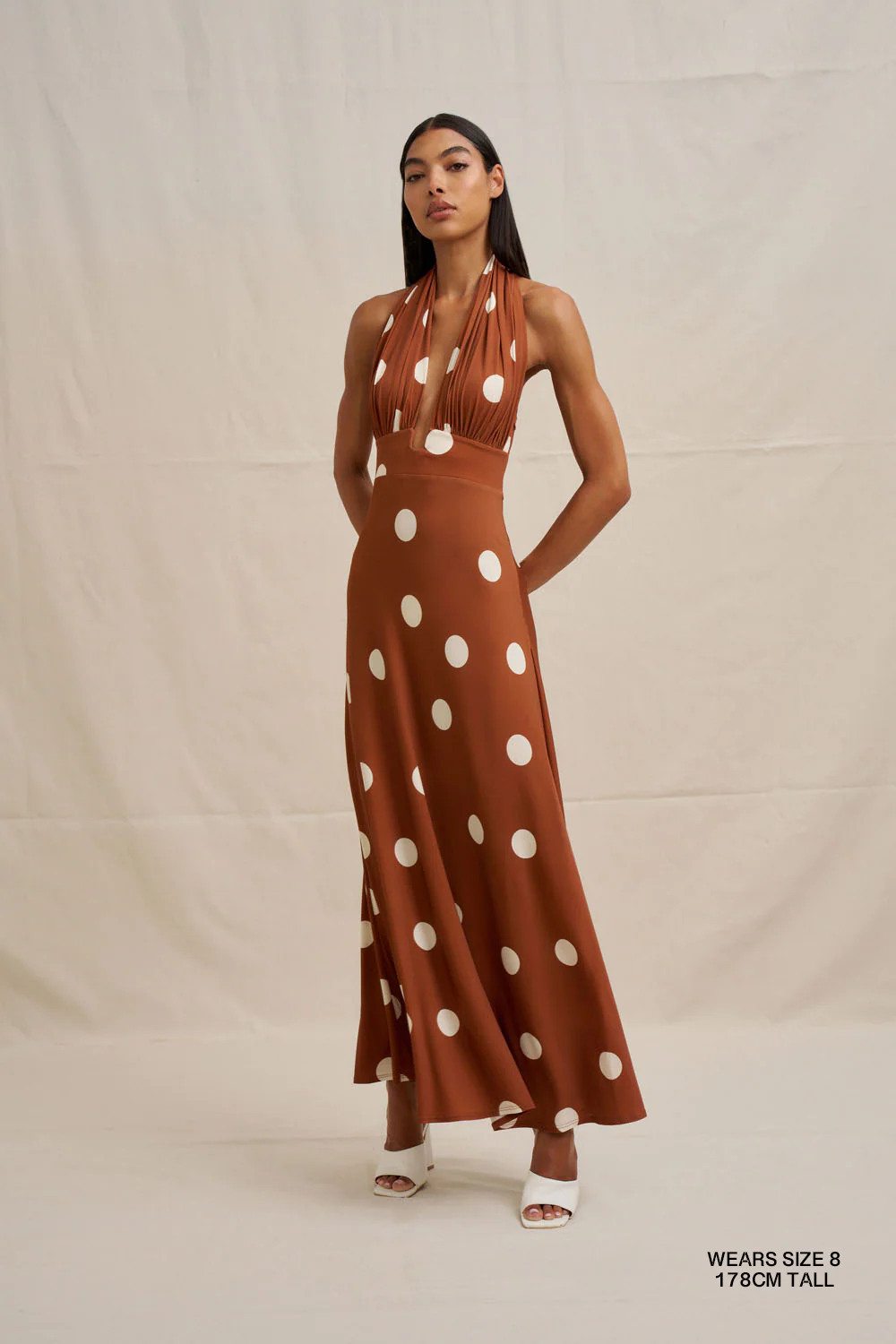Paloma Polka Ankle Dress - Image 3