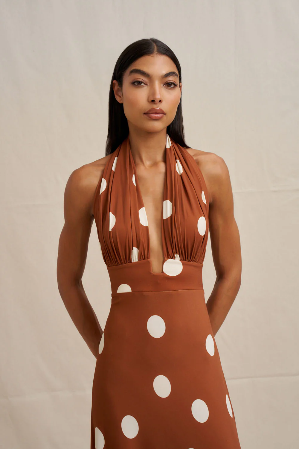 Paloma Polka Ankle Dress - Image 5