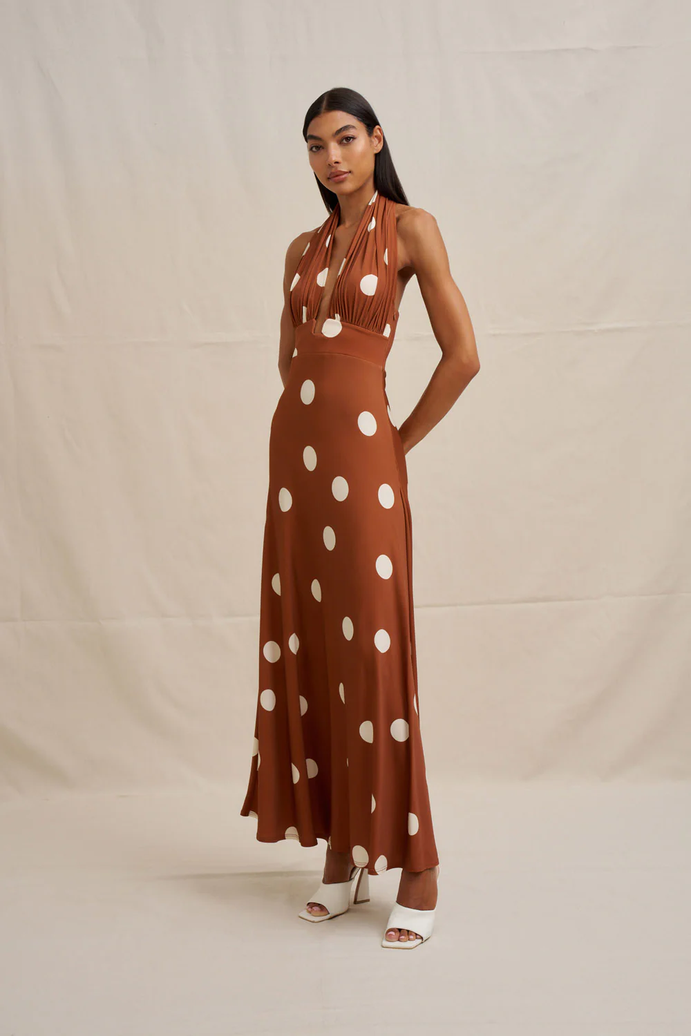 Paloma Polka Ankle Dress - Image 6