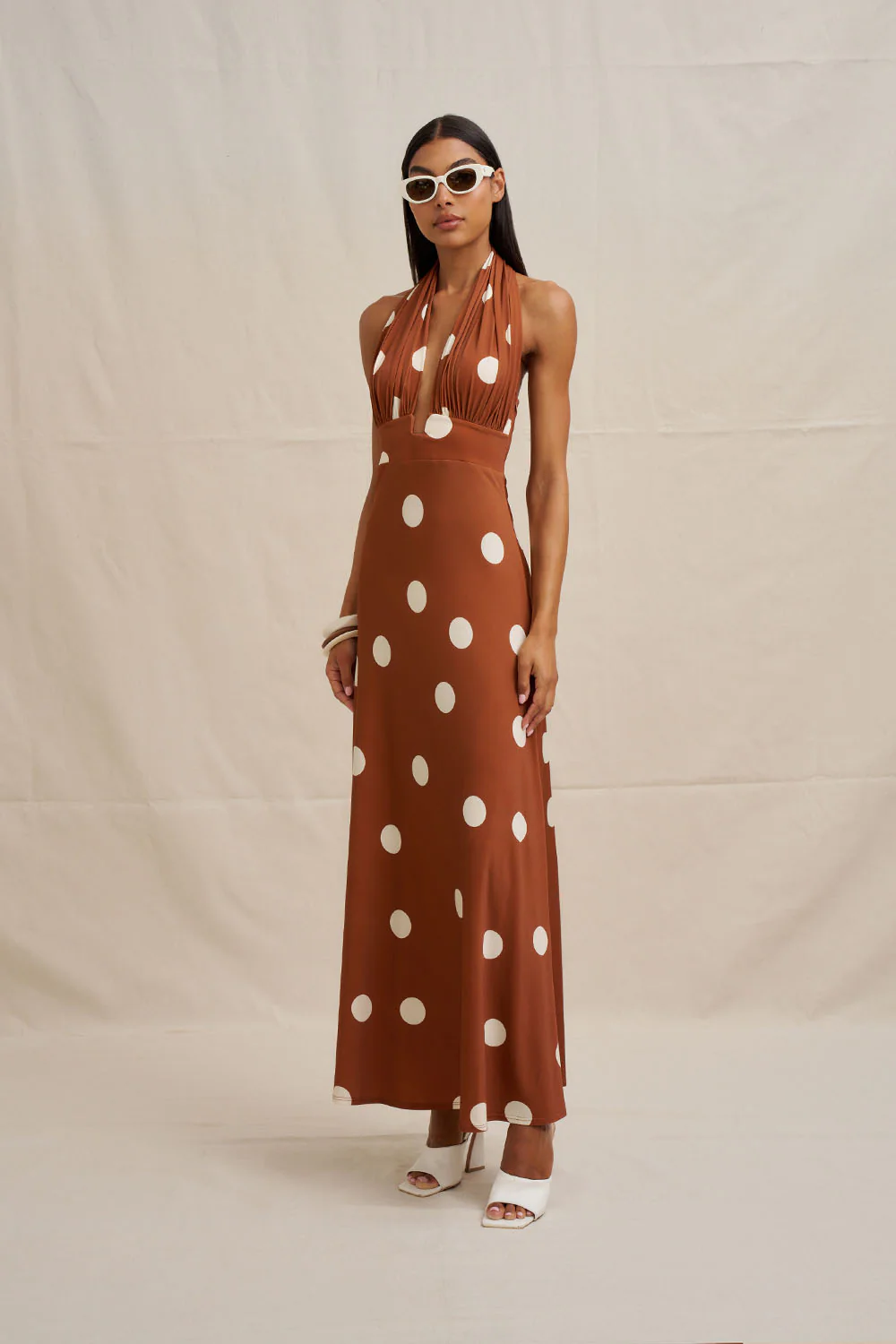 Paloma Polka Ankle Dress - Image 7