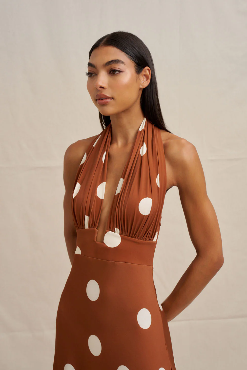 Paloma Polka Ankle Dress - Image 8