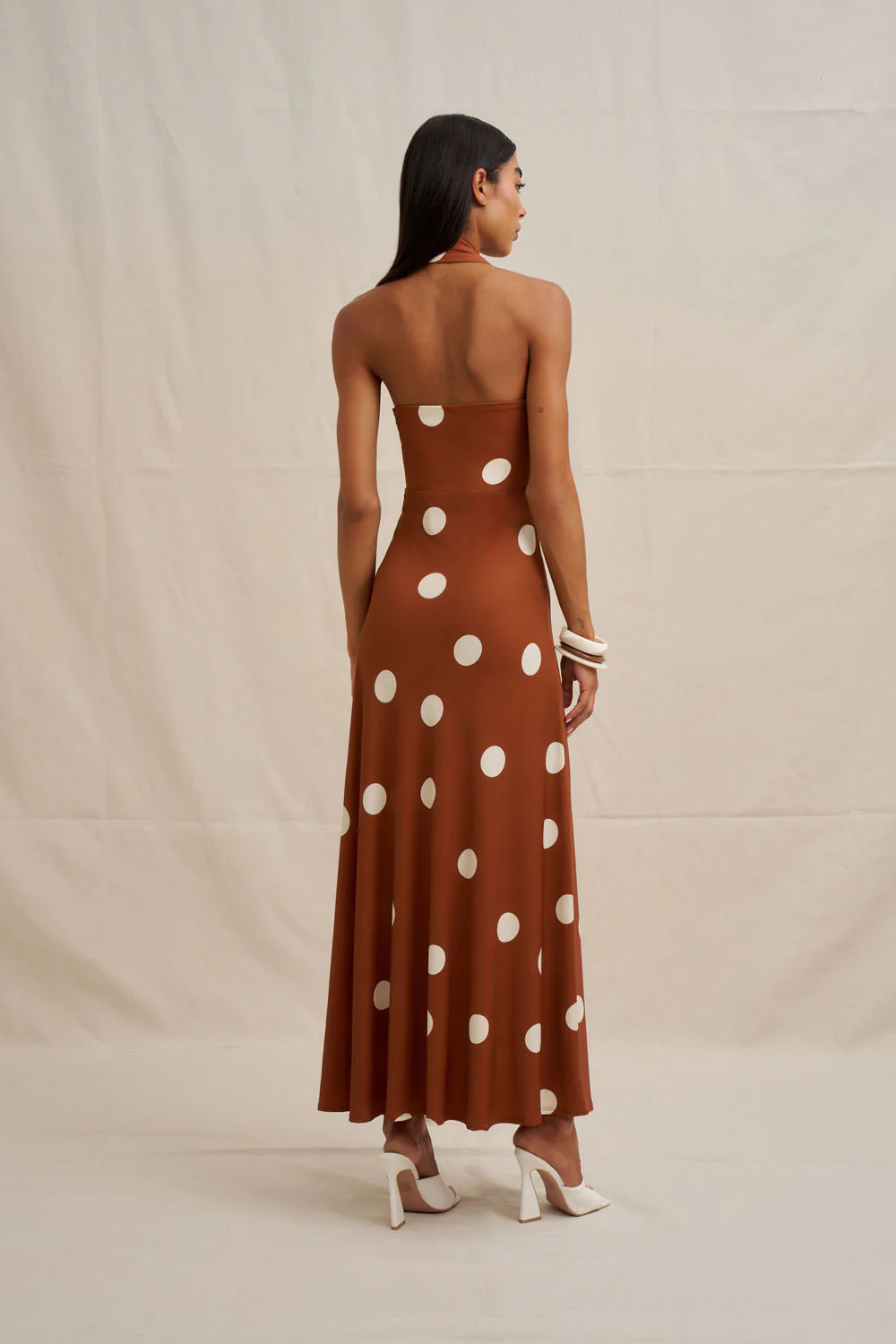 Paloma Polka Ankle Dress - Image 9