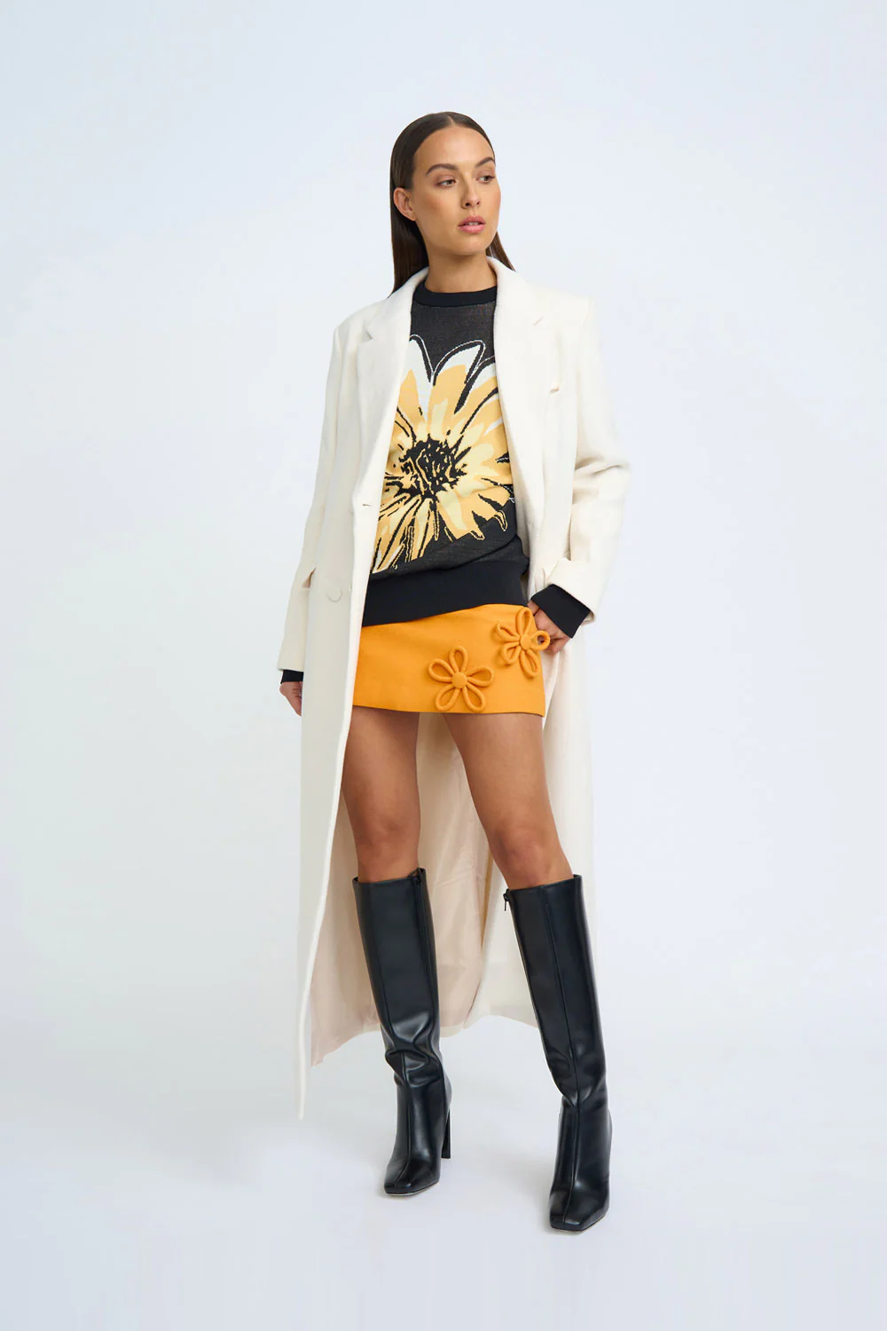 Petunia Mini Skirt | Final Sale - Orange - Image 7