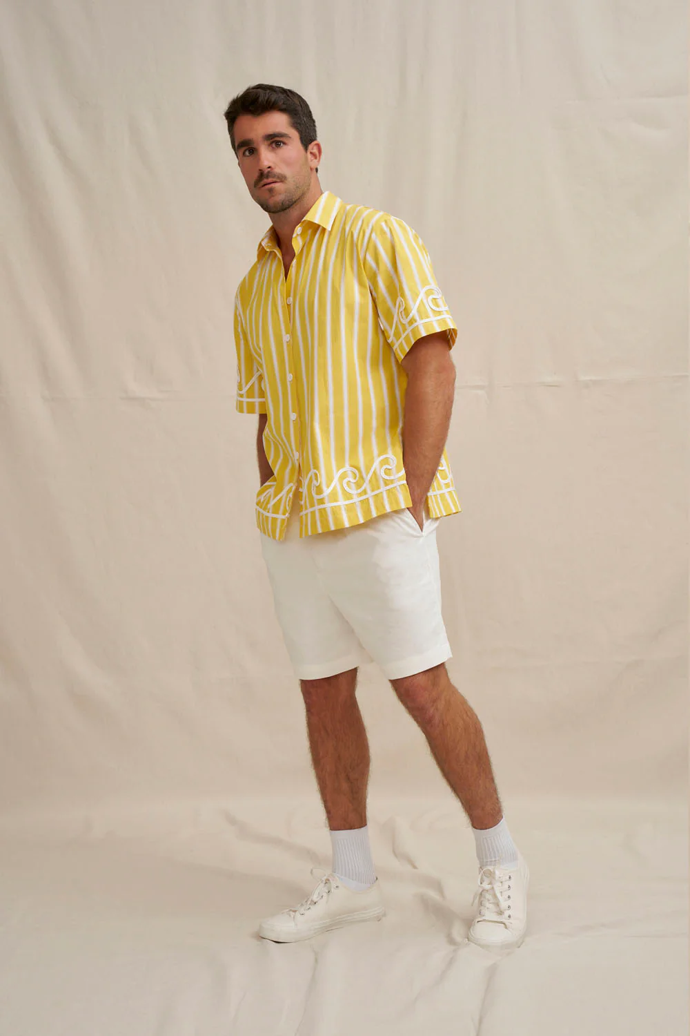 Reese Stripe Sun Shirt - Image 7