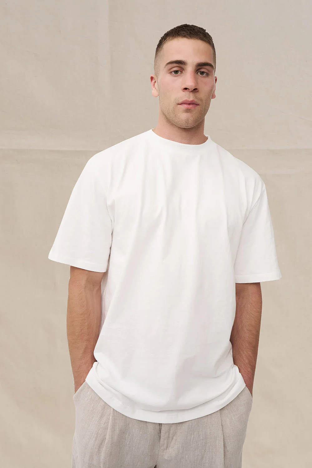 Sea Shells Diamante Tee - Ivory - Image 3