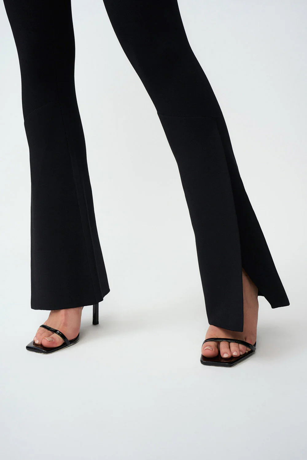 Sliced Flare Knit Pant Regular Leg | Final Sale - Black - Image 5