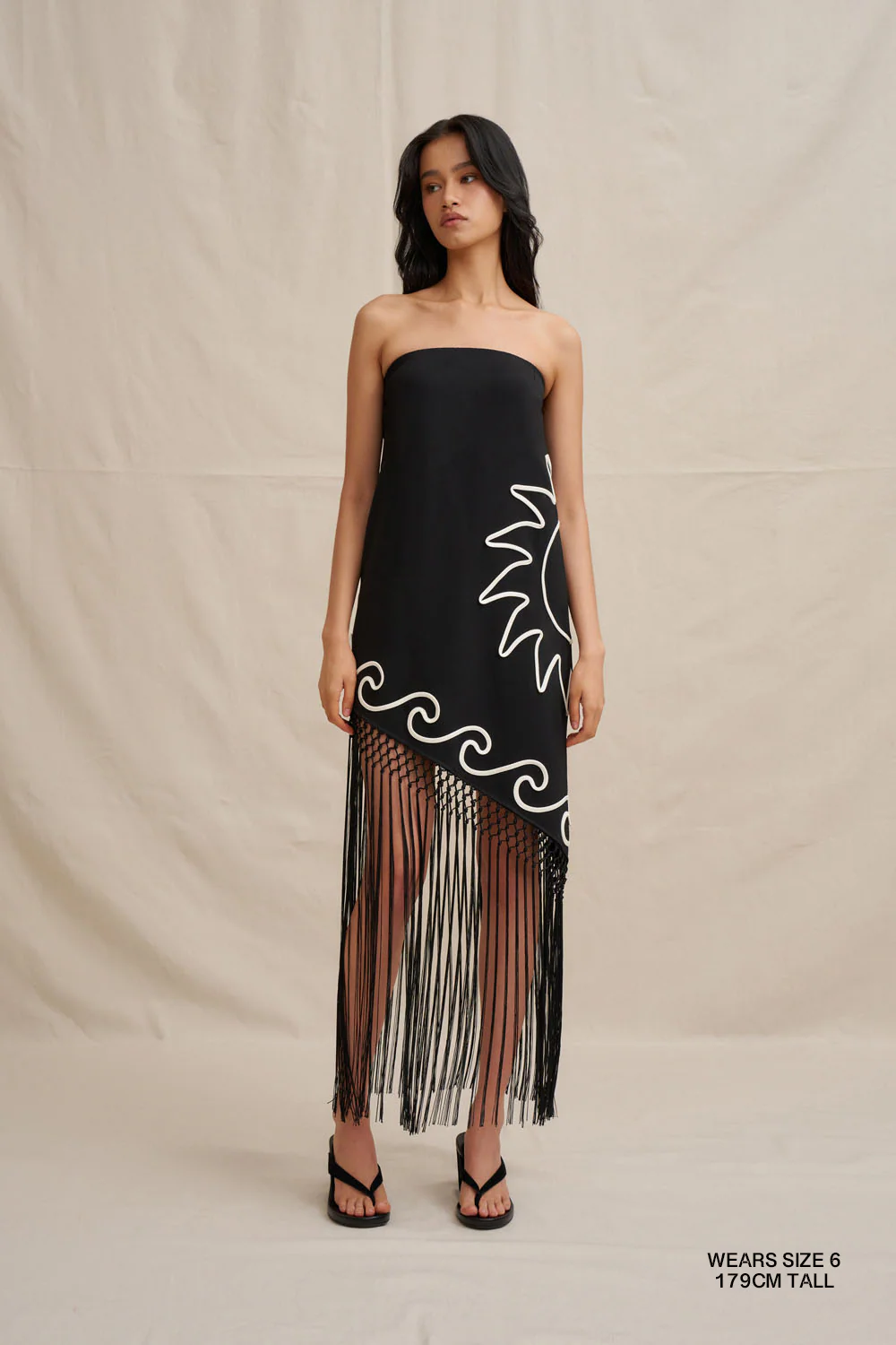 Sun Bind Strapless Midi Dress - Image 3