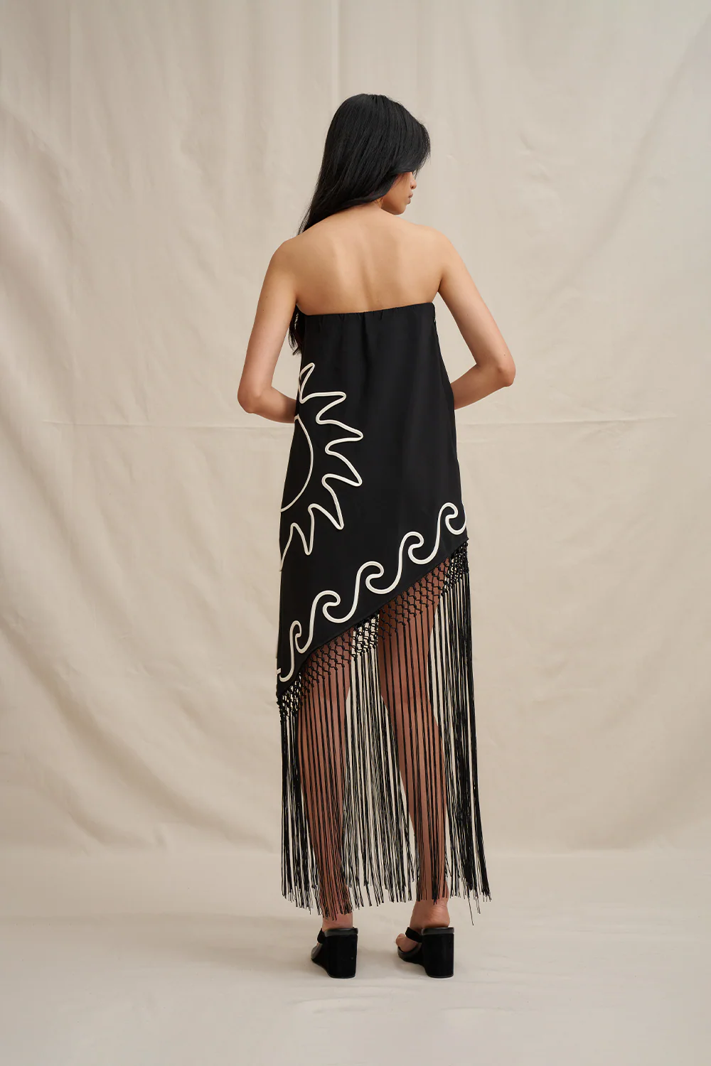 Sun Bind Strapless Midi Dress - Image 4