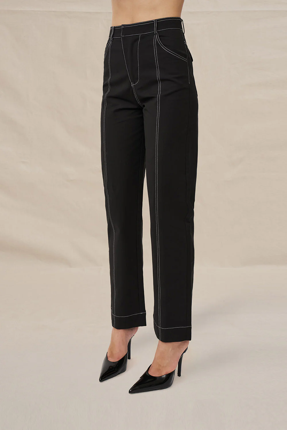 The Midnight Pant - Ivory Black - Image 3