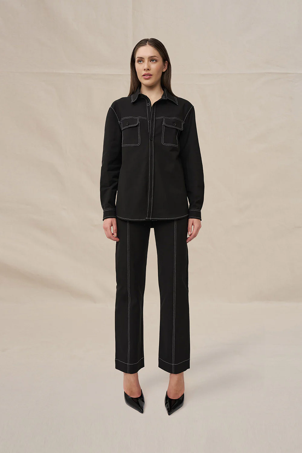 The Midnight Pant - Ivory Black - Image 5