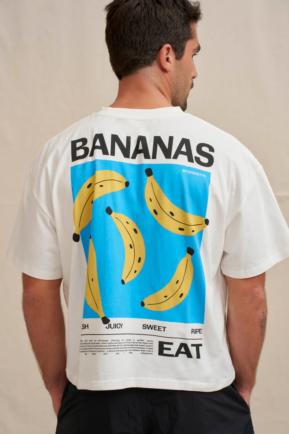 Bananas Compact Tee - Ivory - Image 3